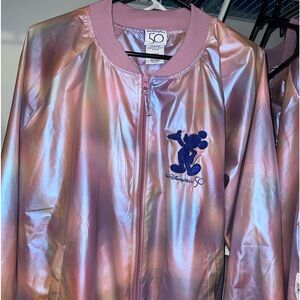 2X Disney 50th anniversary earidescent windbreaker jacket